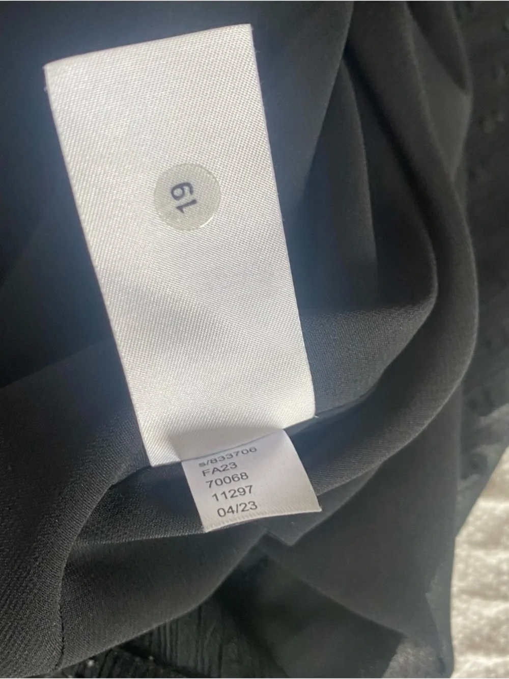 Ann Taylor Black Short-Sleeve Button Front Blouse